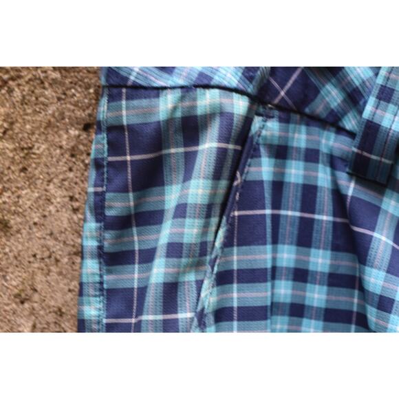 Puma Blue & Navy Plaid Golf Pants – Size 34x32 - Picture 4 of 5